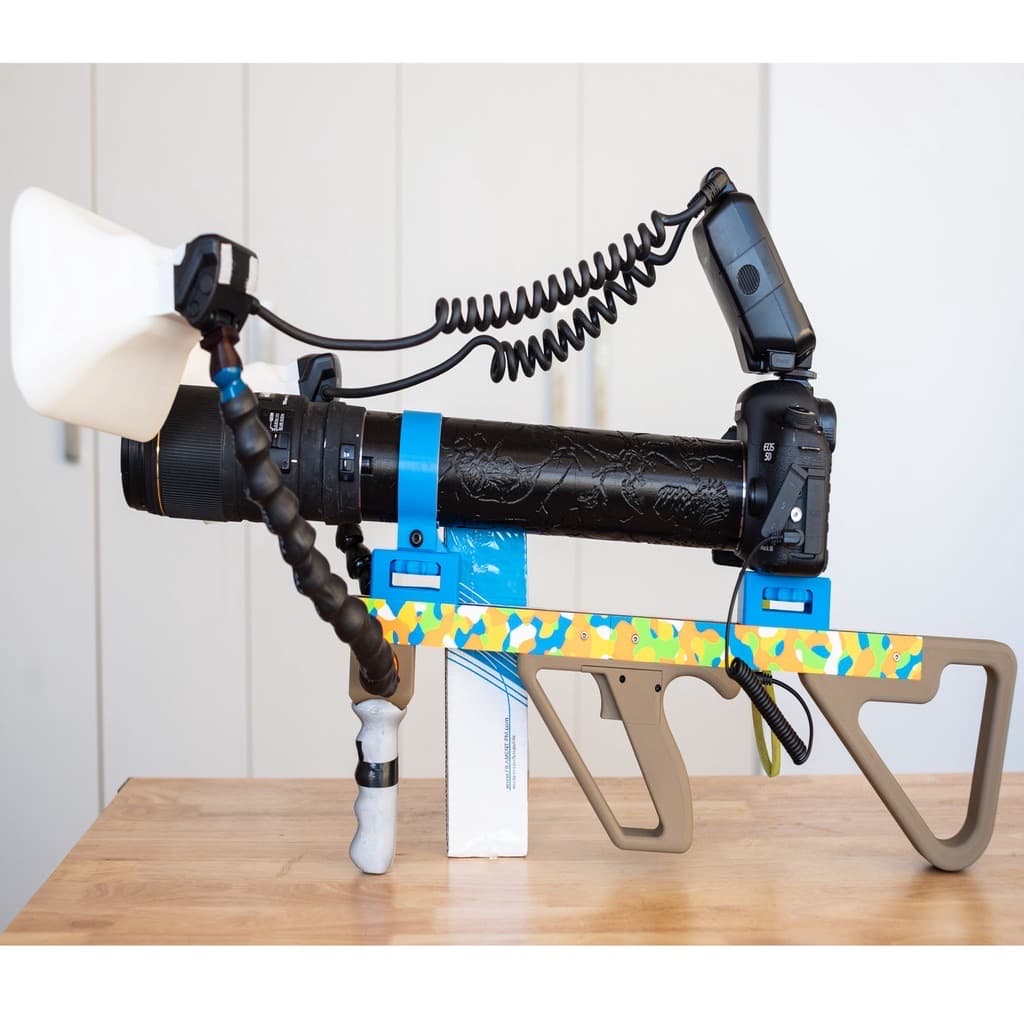 Macrosniper camera grip assembled