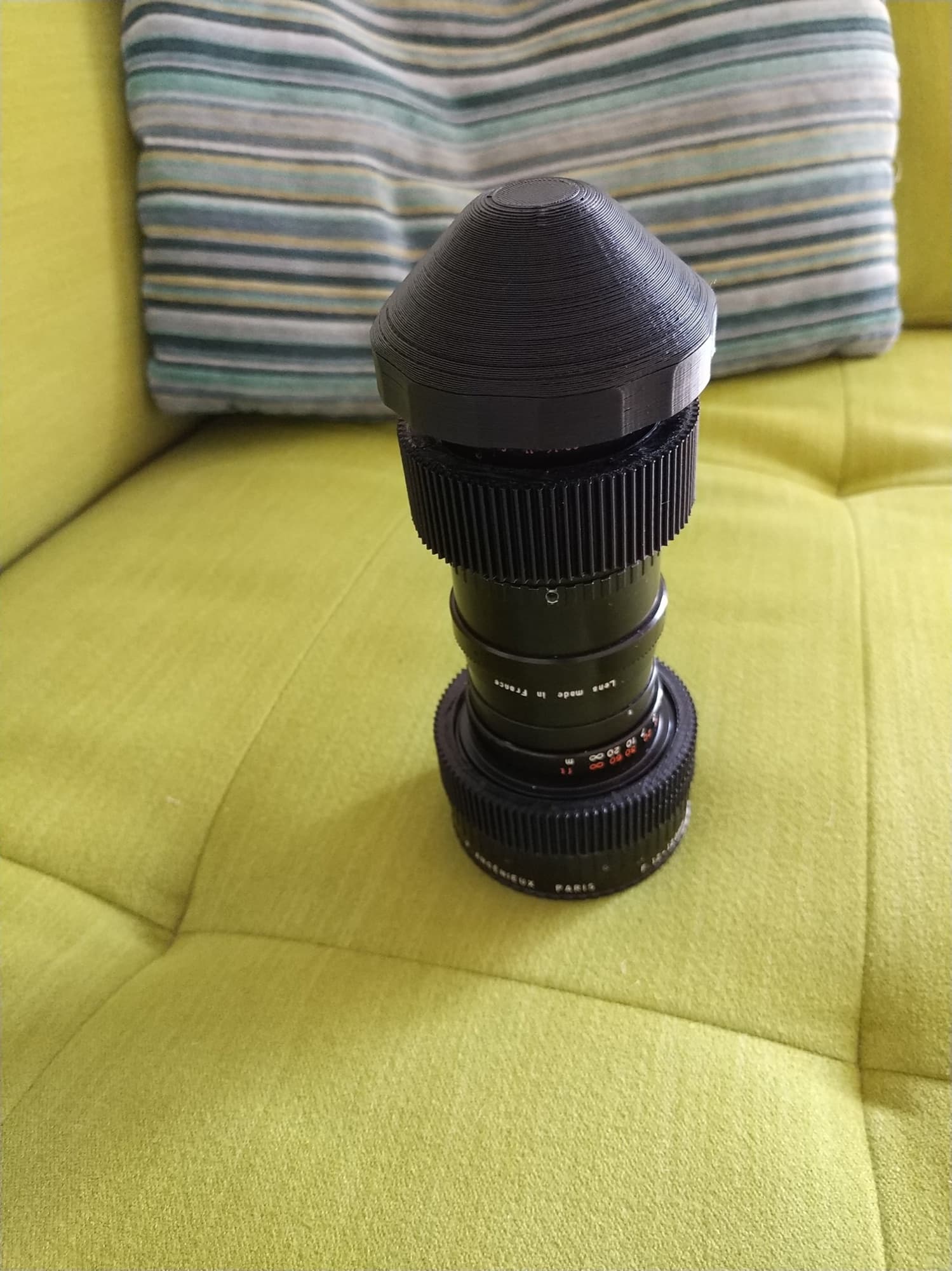 PL mount lens cap on a cinema lens