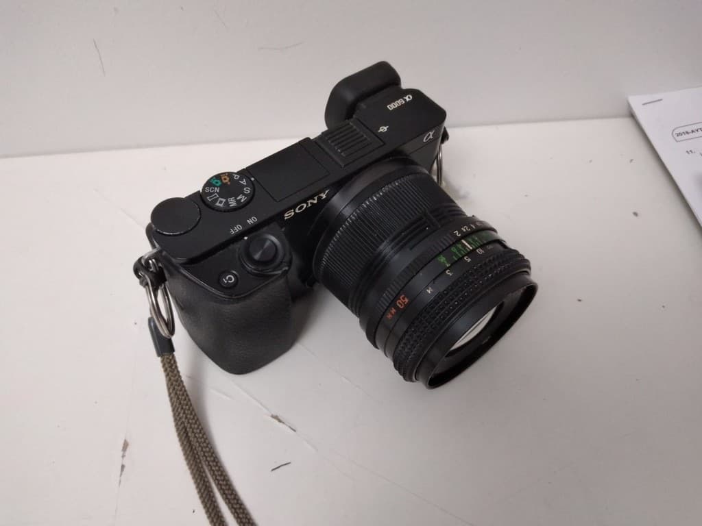 Sony E to Nikon F adapter