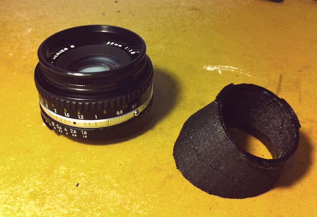 Tilt-shift Micro Four Thirds adapter, printed part
